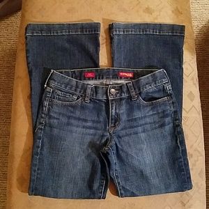 Express Eva,  fit and flare jeans. Size 6s